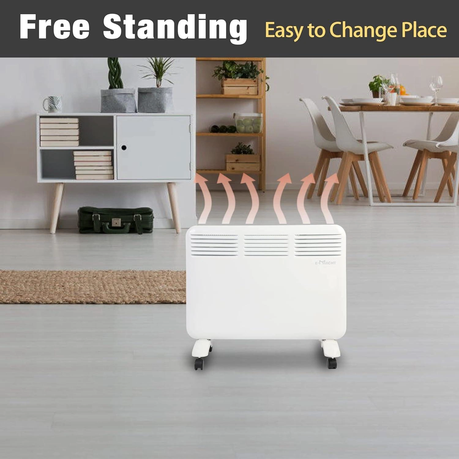 WarmUp Zone: 1000W Wall Heater - Cozy Comfort, Anywhere You Need It.